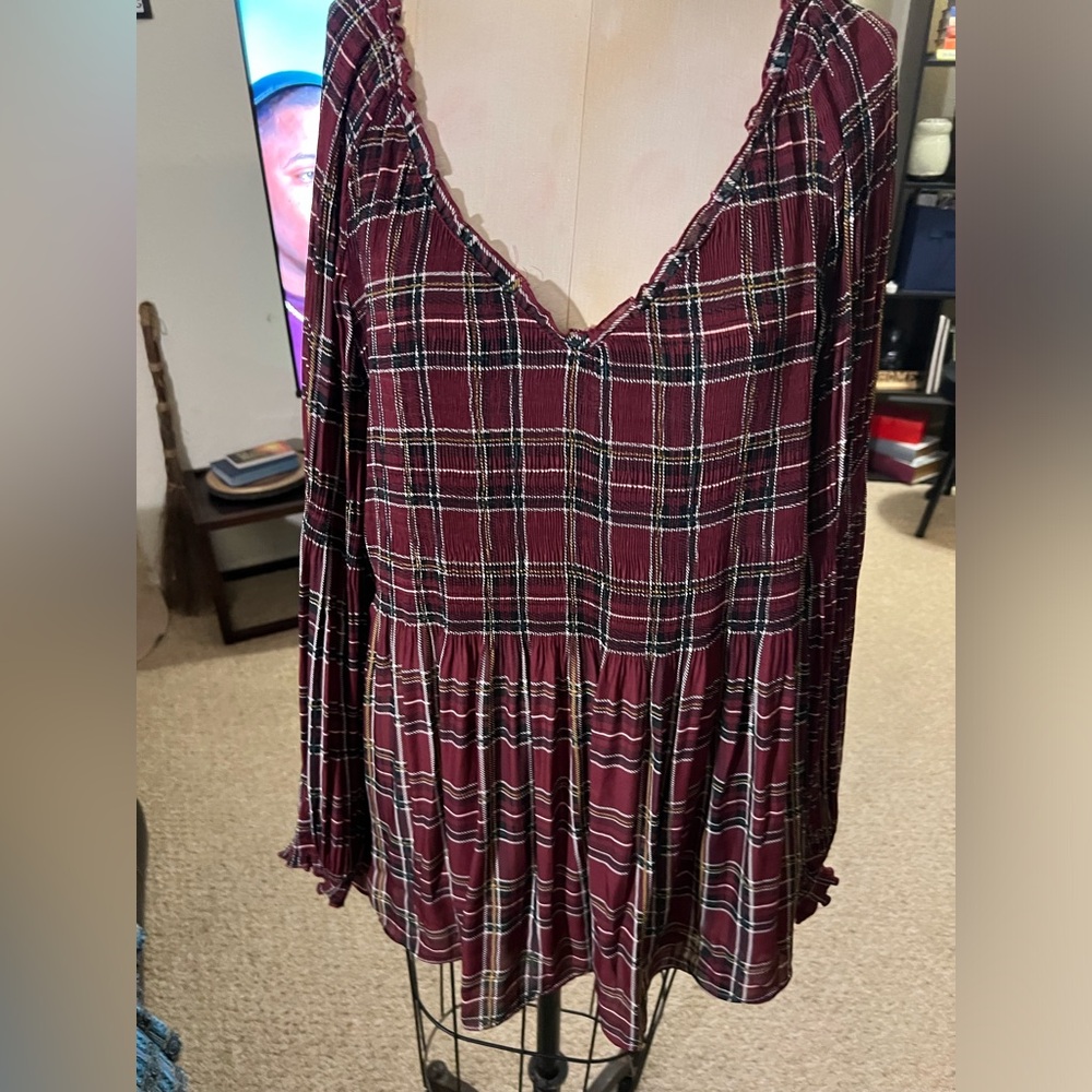 Melissa Paige woman Peplum Blouse Size 3x